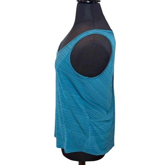 EDDIE BAUER Women's Trail Light Draped-Back Tank Top - Dark Teal XL - Picture 3 of 15